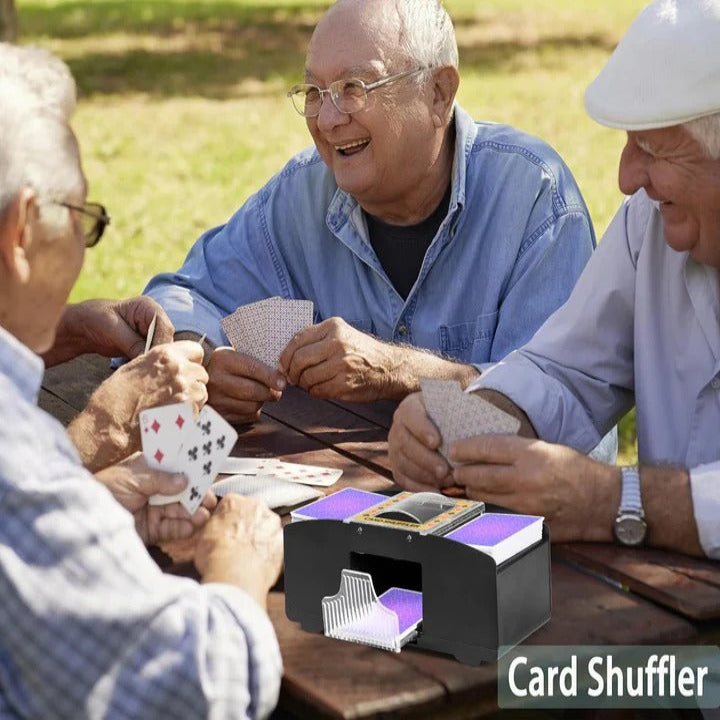 Electric Automatic Card Shuffler - Fast & Efficient Playing Card Shuffle Machine for Games & Tournaments