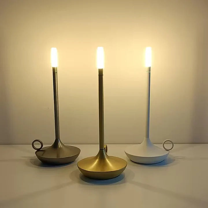 Rechargeable LED Touch Table Lamp - Stylish Home Lighting with Adjustable Brightness