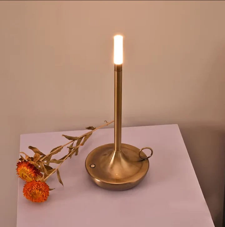 Rechargeable LED Touch Table Lamp - Stylish Home Lighting with Adjustable Brightness