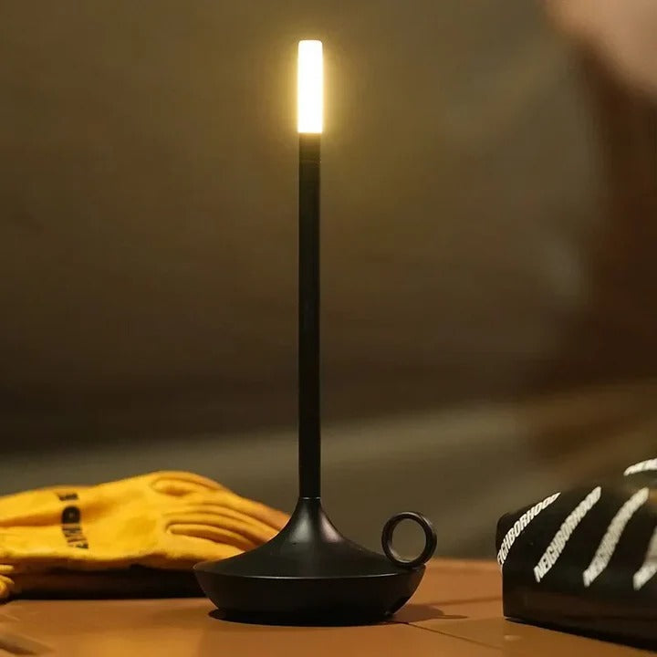 Rechargeable LED Touch Table Lamp - Stylish Home Lighting with Adjustable Brightness