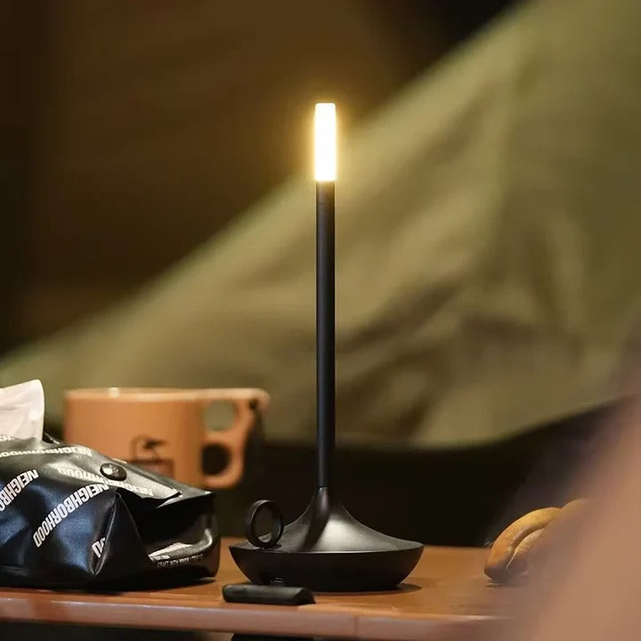 Rechargeable LED Touch Table Lamp - Stylish Home Lighting with Adjustable Brightness
