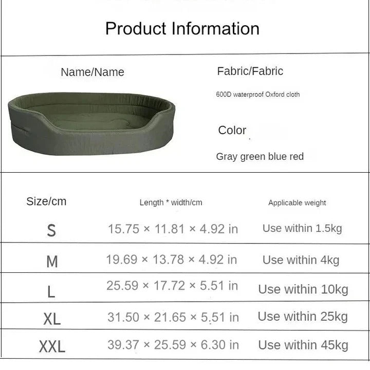 Eco-Friendly Sustainable Pet Bed | Made from Recycled Materials for Ultimate Comfort