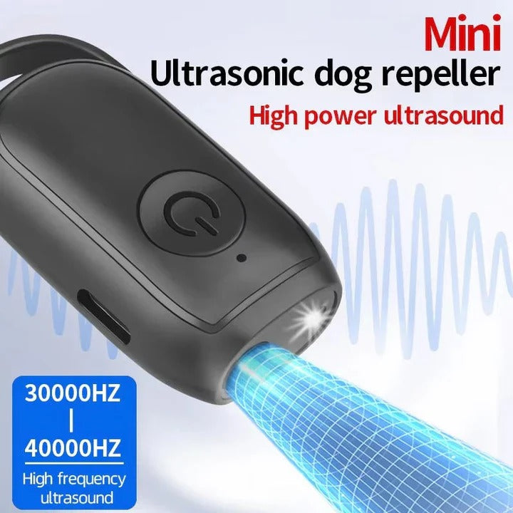 Portable Ultrasonic Dog Repellent Device - Effective Outdoor Training Tool for Dogs & Wildlife Protection