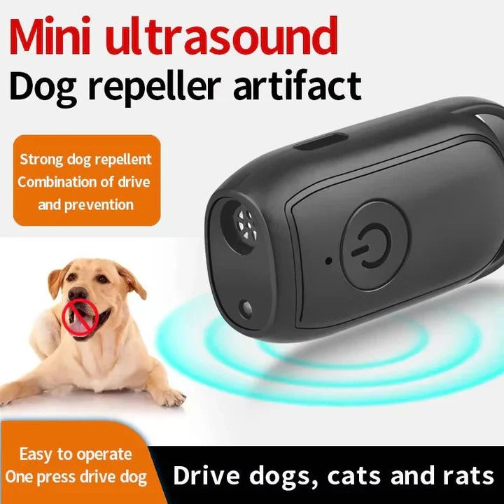 Portable Ultrasonic Dog Repellent Device - Effective Outdoor Training Tool for Dogs & Wildlife Protection