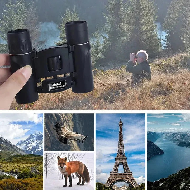 High Definition 40x22 Compact Binoculars - Perfect for Hunting, Camping, and Outdoor Adventures