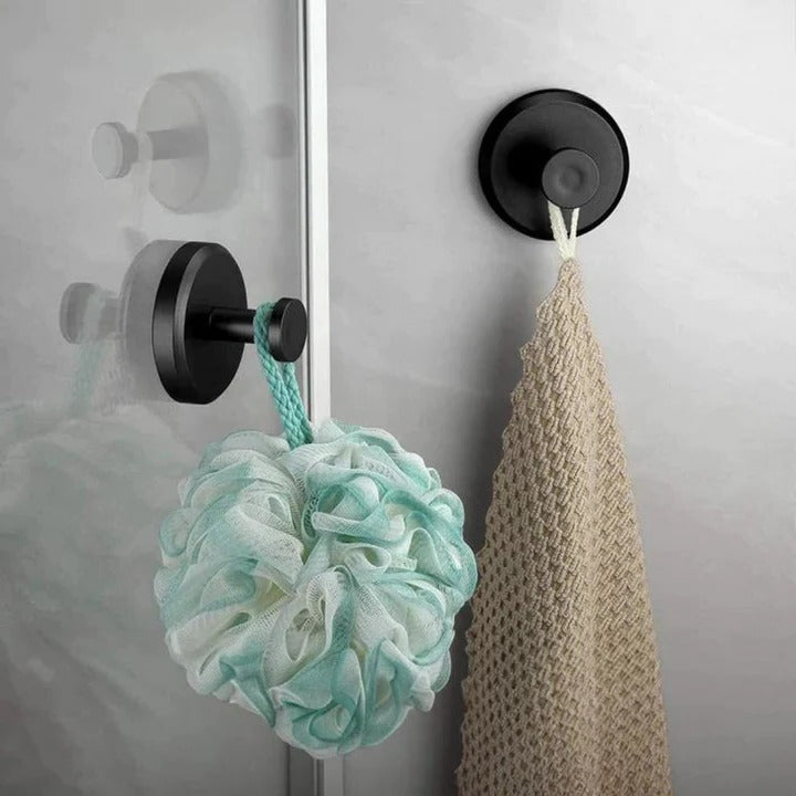 Heavy-Duty Suction Hooks with Superior Instant Grip - Ideal for Home & Bathroom Organization