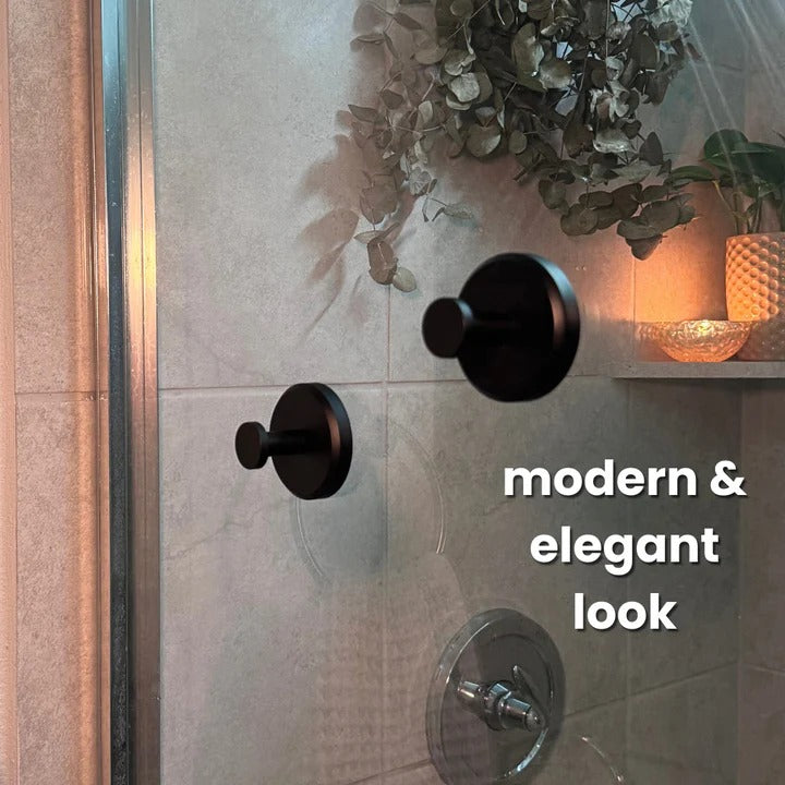 Heavy-Duty Suction Hooks with Superior Instant Grip - Ideal for Home & Bathroom Organization