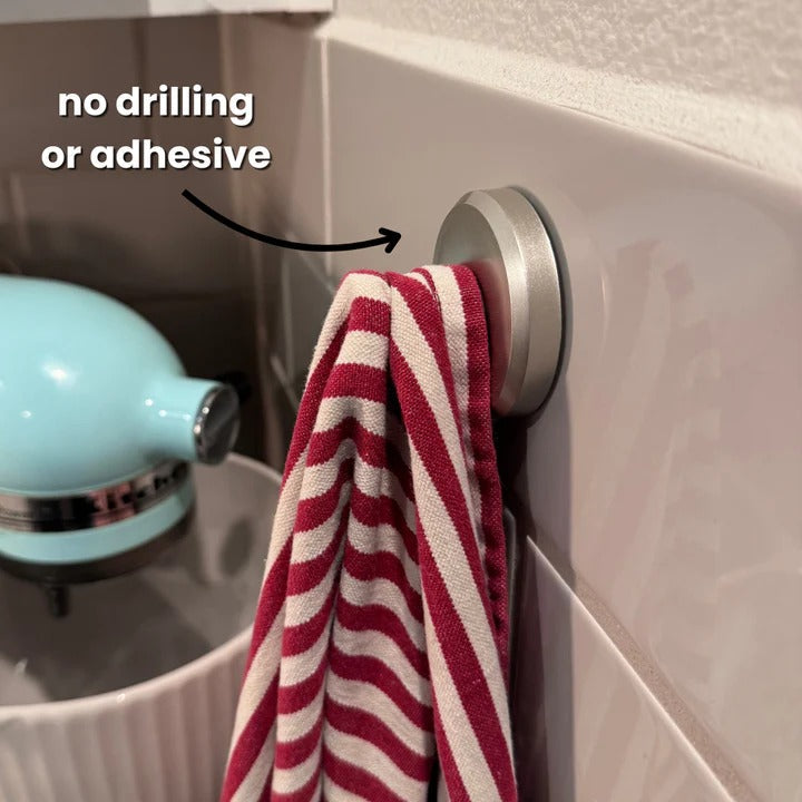 Heavy-Duty Suction Hooks with Superior Instant Grip - Ideal for Home & Bathroom Organization