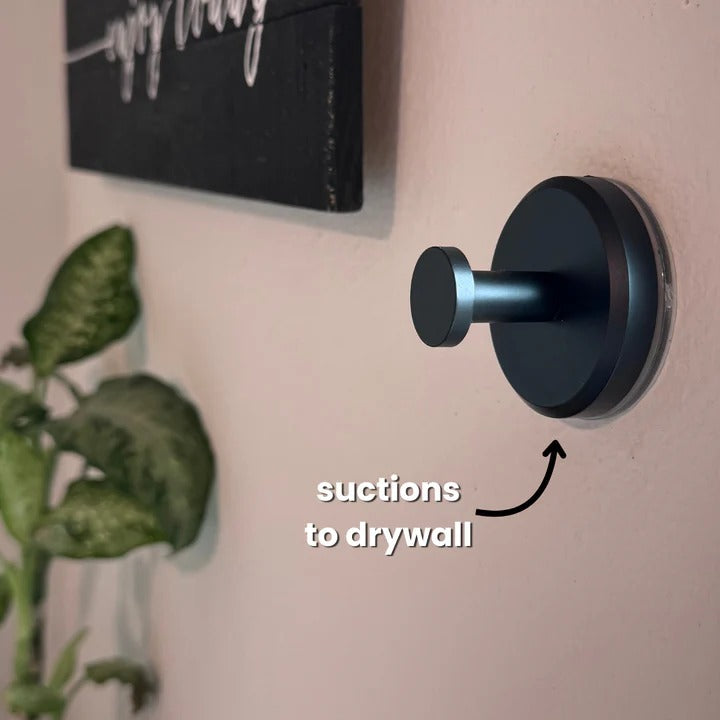 Heavy-Duty Suction Hooks with Superior Instant Grip - Ideal for Home & Bathroom Organization