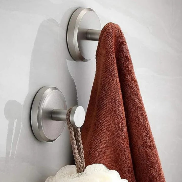 Heavy-Duty Suction Hooks with Superior Instant Grip - Ideal for Home & Bathroom Organization
