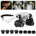 LED Headband Magnifier - Hands-Free Magnifying Glass for Crafts, Jewelry Making & Detailed Work