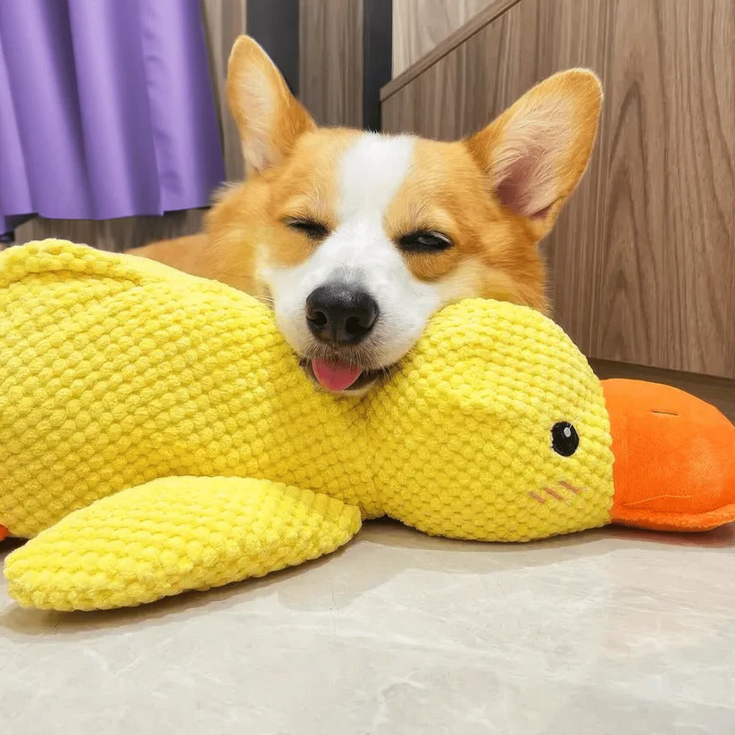 Soft Plush Duck Dog Toy – Cuddly Comfort Companion for Dogs & Puppies | Perfect for Playtime & Snuggling
