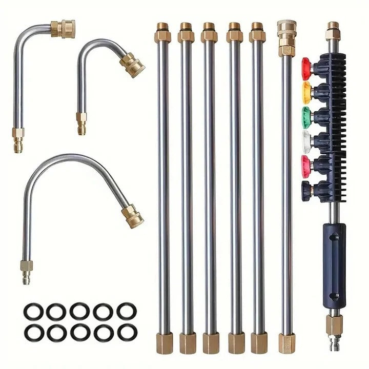 Telescoping Pressure Washer Wand Kit for 4000 PSI Systems – Adjustable, Durable, and Versatile Extension Tool for Efficient Cleaning