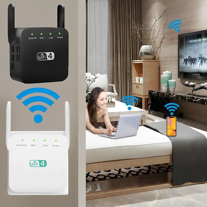 High-Performance Long-Range WiFi Signal Booster - Enhanced Connectivity & Coverage