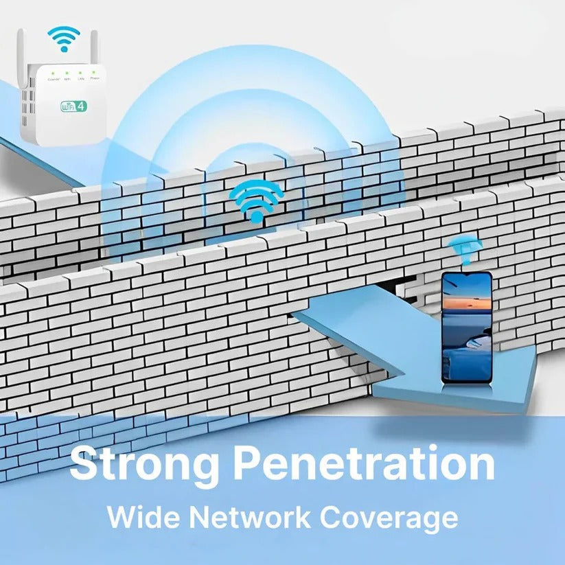 High-Performance Long-Range WiFi Signal Booster - Enhanced Connectivity & Coverage