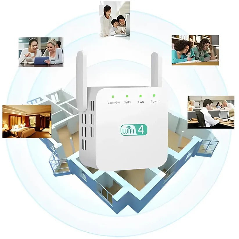 High-Performance Long-Range WiFi Signal Booster - Enhanced Connectivity & Coverage