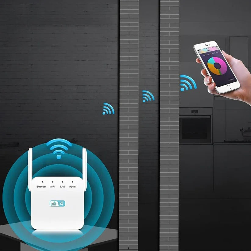High-Performance Long-Range WiFi Signal Booster - Enhanced Connectivity & Coverage