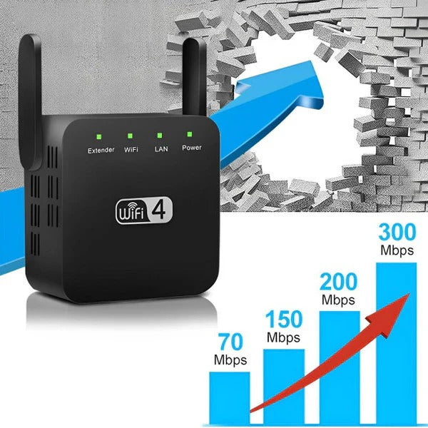 High-Performance Long-Range WiFi Signal Booster - Enhanced Connectivity & Coverage