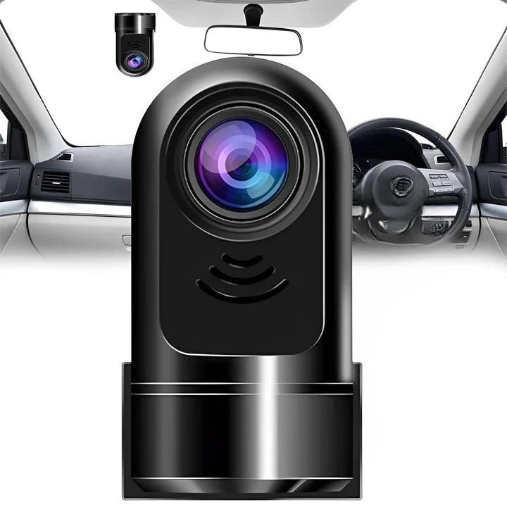 Ultra HD Car Dash Cam with Motion Detection & Night Vision - 170° Wide Angle Surveillance Camera