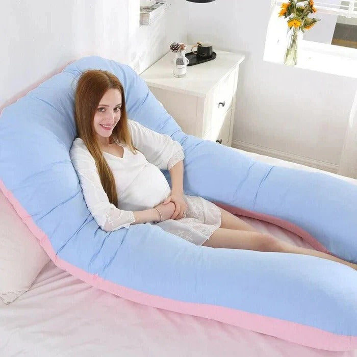 Adjustable U-Shaped Body Pillow – Full-Length Support Cushion for Ultimate Sleep Comfort