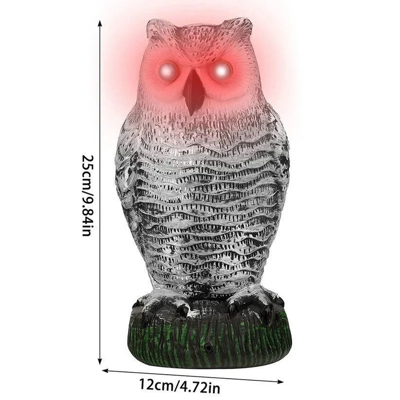 Decorative Hanging Owl Decoy - Effective Bird Deterrent for Gardens & Patios
