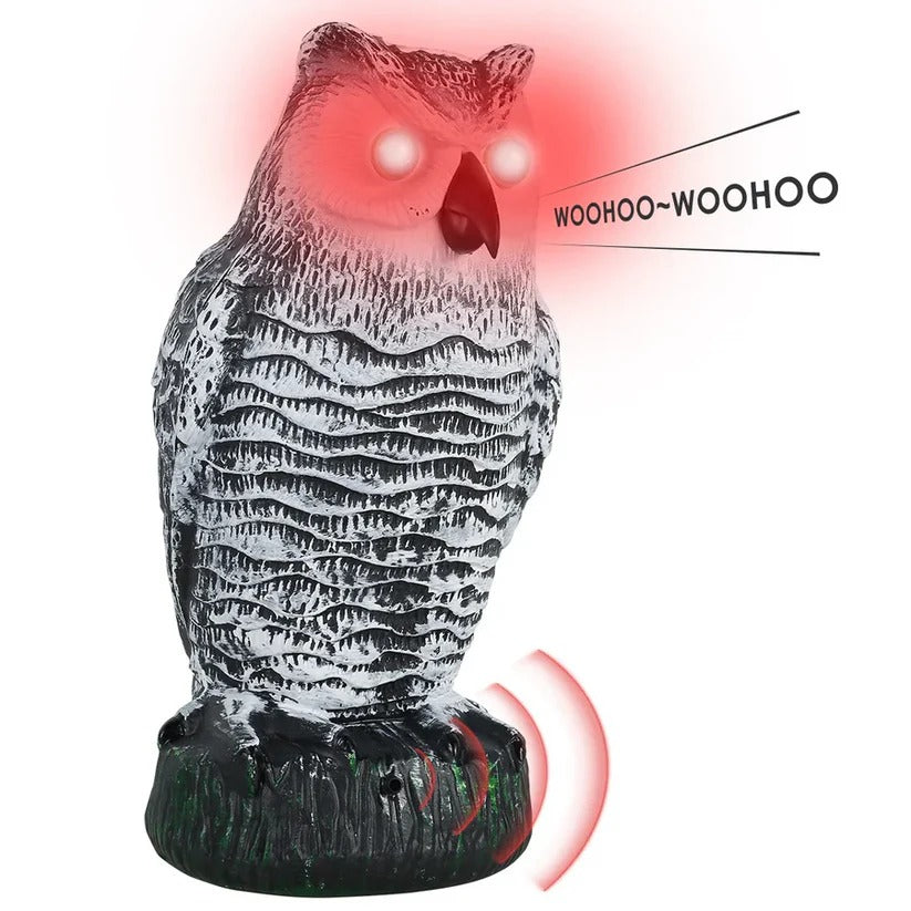 Decorative Hanging Owl Decoy - Effective Bird Deterrent for Gardens & Patios