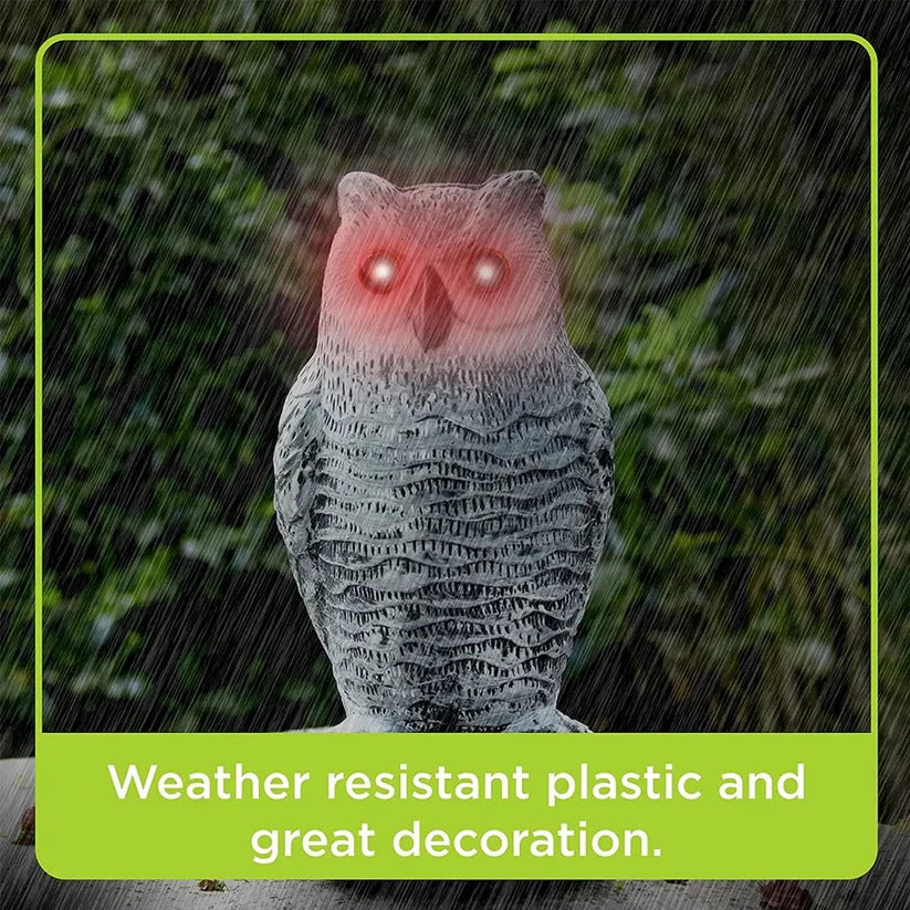 Decorative Hanging Owl Decoy - Effective Bird Deterrent for Gardens & Patios