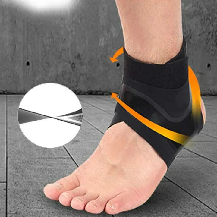 Adjustable Compression Ankle Support Wrap - Stabilizing Sleeve for Injury Recovery & Comfort
