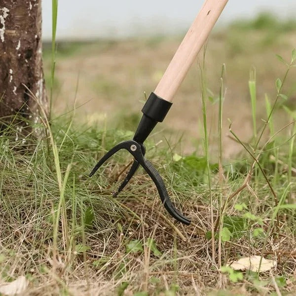 Heavy-Duty Stainless Steel Weed Grabber Tool - Durable Claw Design for Effortless Weeding