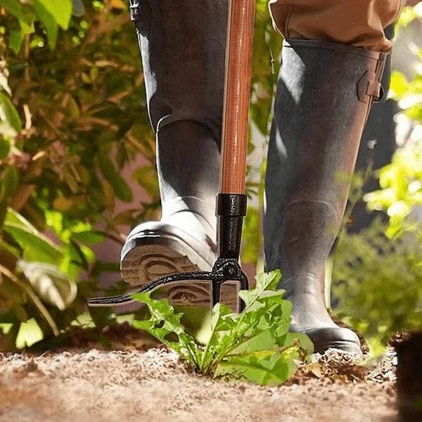 Heavy-Duty Stainless Steel Weed Grabber Tool - Durable Claw Design for Effortless Weeding