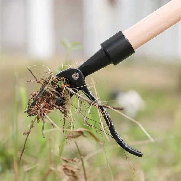 Heavy-Duty Stainless Steel Weed Grabber Tool - Durable Claw Design for Effortless Weeding