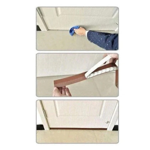 Weatherproof Self-Adhesive Door Seal Strip – Energy-Efficient Home Insulation Solution for Draft Prevention