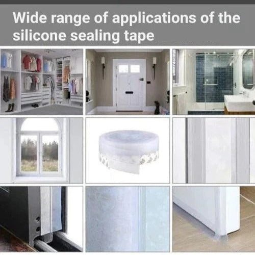 Weatherproof Self-Adhesive Door Seal Strip – Energy-Efficient Home Insulation Solution for Draft Prevention