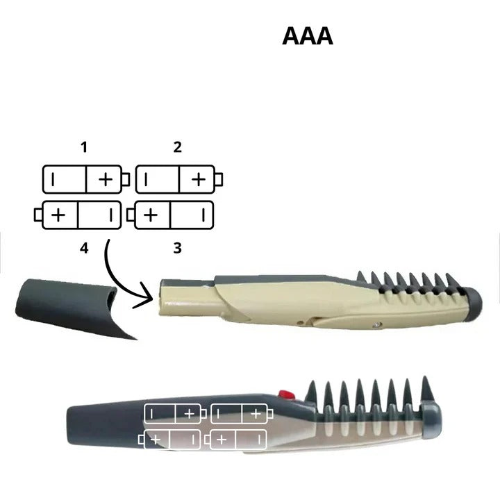 Anti-Tangle Pet Grooming Rake for Long-Haired Dogs - Effortless Dematting & Deshedding Tool