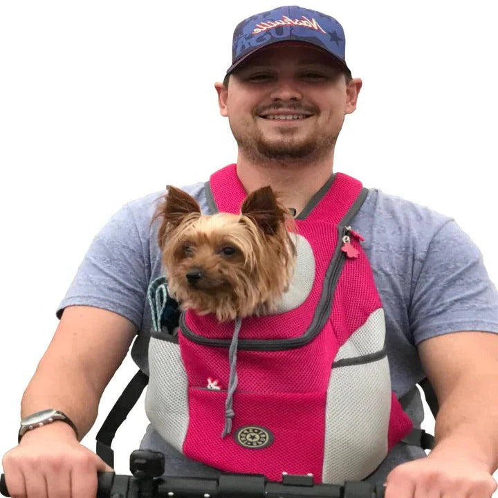 Front-Facing Pet Carrier Backpack for Dogs - Comfortable & Stylish Travel Solution