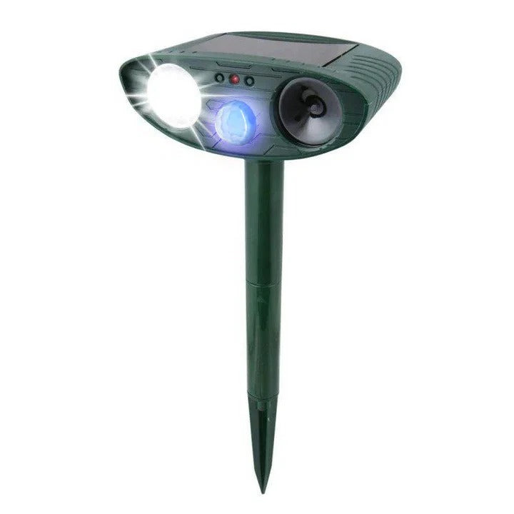 Solar-Powered Ultrasonic Rabbit Repeller – Humane Pest Deterrent for Gardens & Yards
