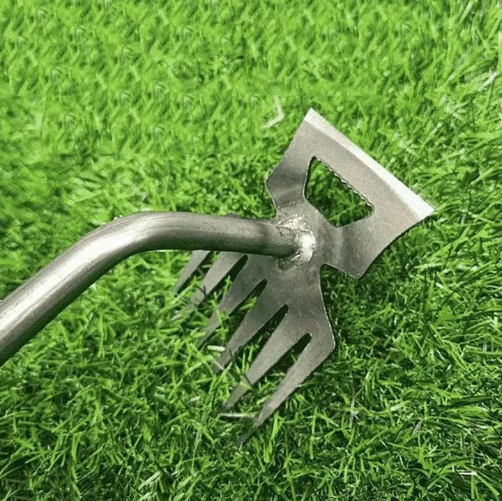Ergonomic Manual Weed Remover Tool - Effortlessly Eliminate Dandelions & Thistles
