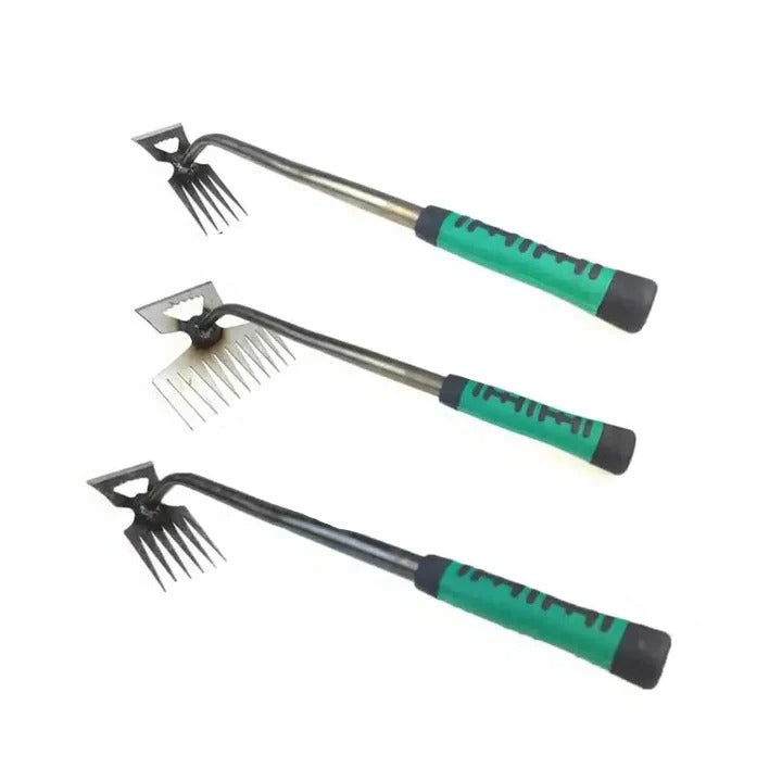 Ergonomic Manual Weed Remover Tool - Effortlessly Eliminate Dandelions & Thistles