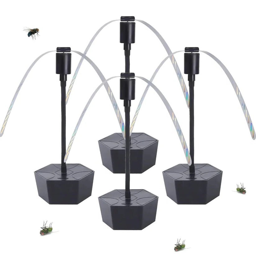 Battery-Powered Fly Deterrent Fan for Picnic Tables - Portable Insect Repellent Solution for Outdoor Dining