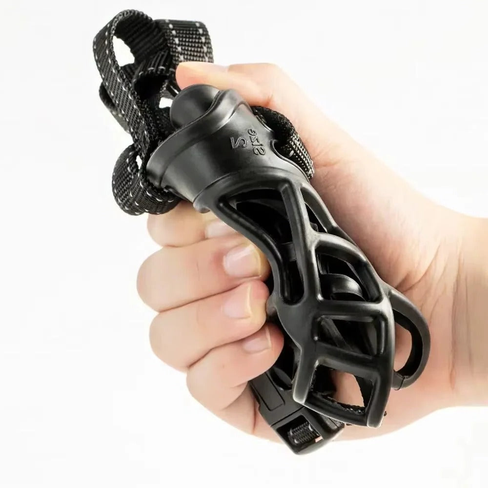 Adjustable Reflective Dog Muzzle - Breathable Design for Comfort & Safety