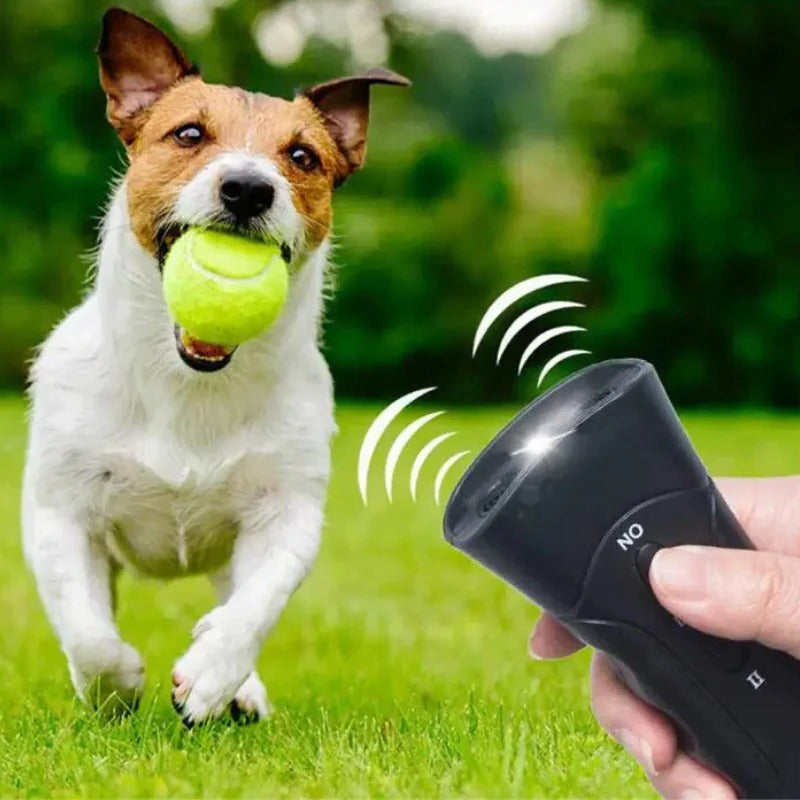 Humane Ultrasonic Bark Deterrent for Dogs - Outdoor Sound Device to Curb Excessive Barking