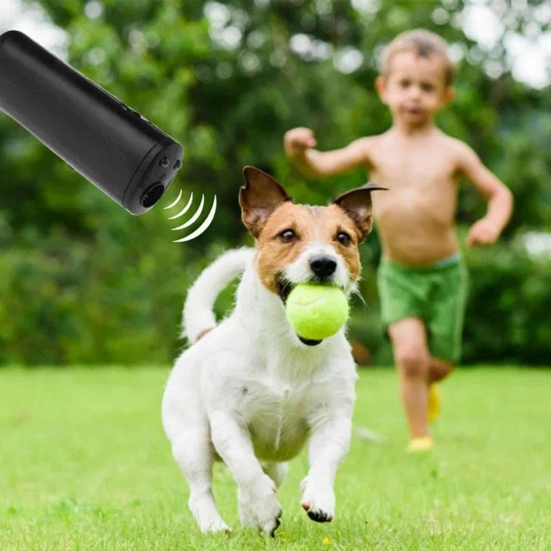 Humane Ultrasonic Bark Deterrent for Dogs - Outdoor Sound Device to Curb Excessive Barking