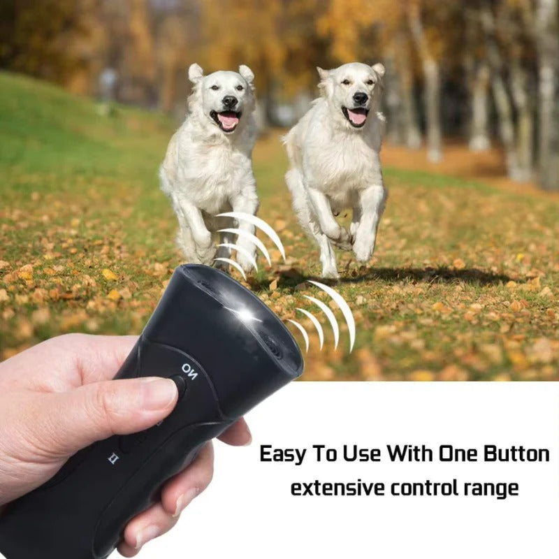 Humane Ultrasonic Bark Deterrent for Dogs - Outdoor Sound Device to Curb Excessive Barking