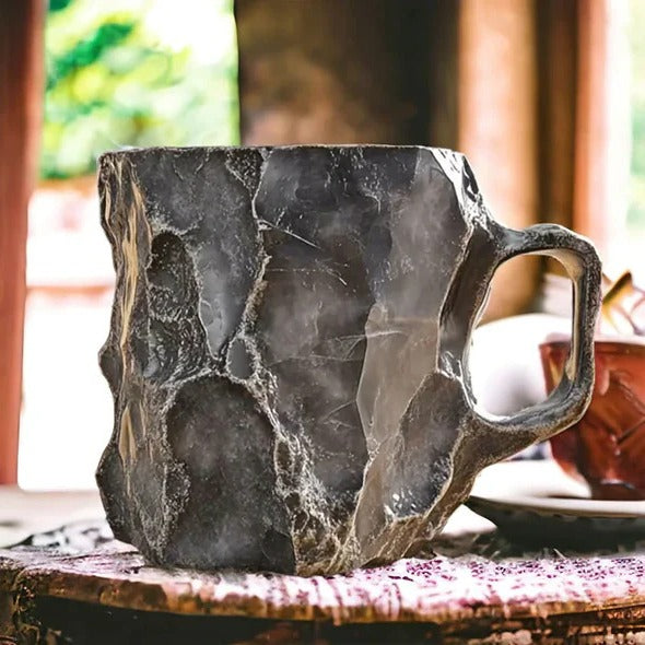 Stylish Heat-Resistant Mineral Crystal Mugs for Coffee & Tea - Elegant Drinkware for Home & Office