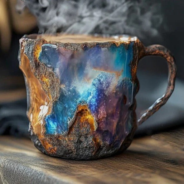 Stylish Heat-Resistant Mineral Crystal Mugs for Coffee & Tea - Elegant Drinkware for Home & Office