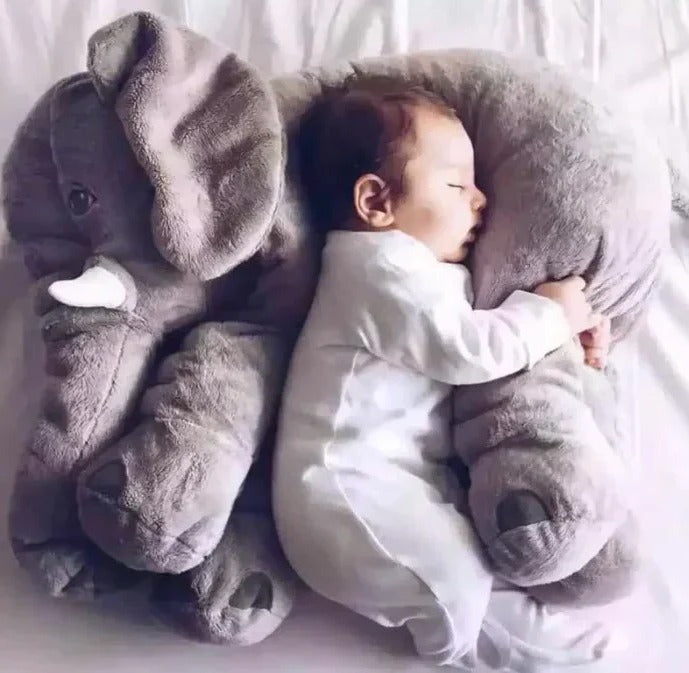 Adorable Baby Elephant Cuddle Pillow - Soft Plush Toy for Kids & Nursery Decor