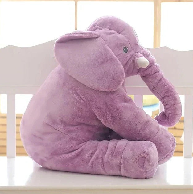 Adorable Baby Elephant Cuddle Pillow - Soft Plush Toy for Kids & Nursery Decor