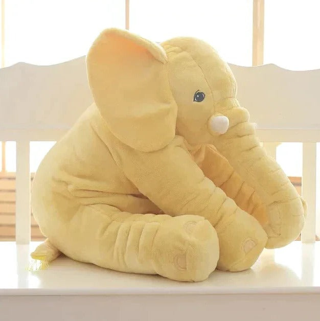 Adorable Baby Elephant Cuddle Pillow - Soft Plush Toy for Kids & Nursery Decor