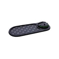 Universal Car Phone Holder with Anti-Slip Dash Mat - Adjustable, Secure Fit for All Smartphones