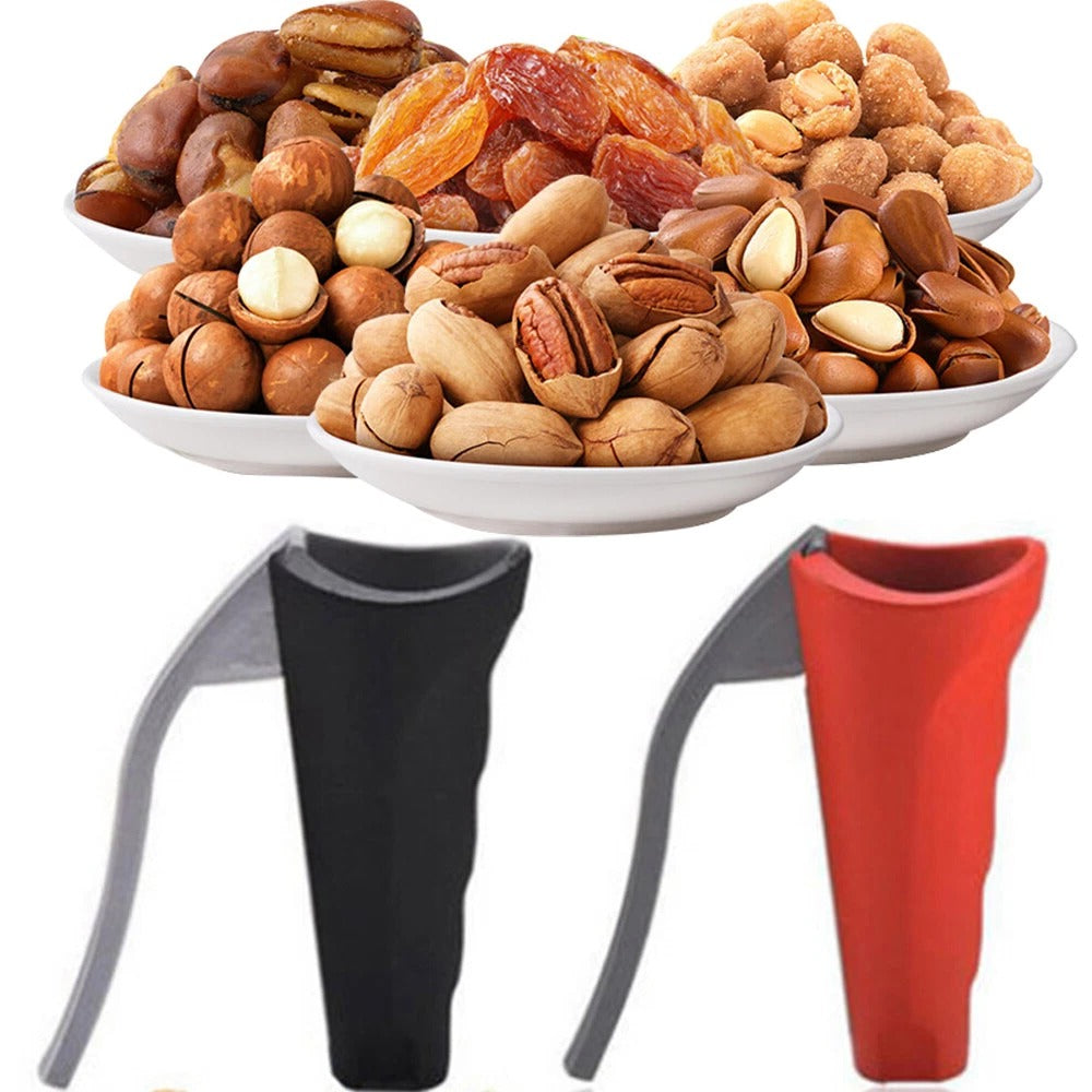Premium Stainless Steel Nutcracker Tool with Ergonomic Non-Slip Handles for Effortless Cracking and Easy Grip